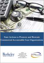 State Actions to Promote and Restrain Commercial Accountable Care Organizations