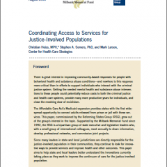 Coordinating Access to Services for Justice-Involved Populations