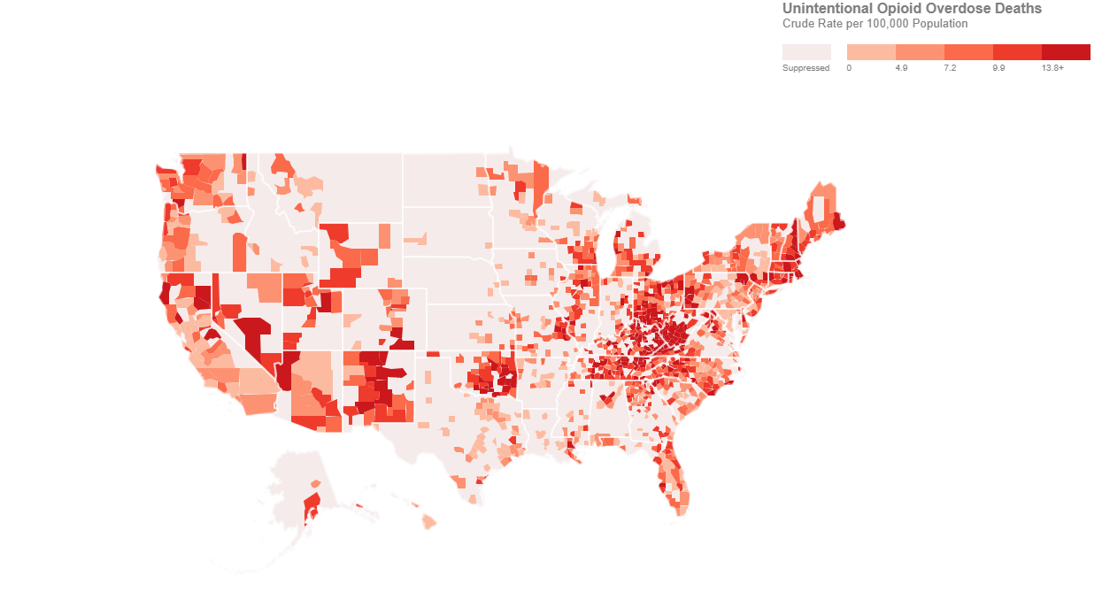 Opioid Overdose Map